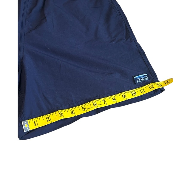 L.L.Bean Navy Nylon Mesh Lined Swim Shorts Mens Large - Picture 5 of 11